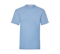 Fruit of the Loom Valueweight T-shirt S M L XL XXL XXXL, Bleu pastel, XXXL