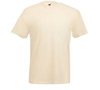 Fruit of the Loom Valueweight T T-Shirt Homme, Nature, Medium