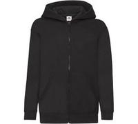 Fruit Of The Loom - Veste à capuche - Unisexe (7-8 ans) (Noir) - UTBC1368 Noir G