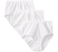 Fruit of the Loom Women s Underwear Cotton Brief Panty Multipack, White, 6