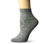 Fruit of the Loom Women's 1 Pair Pack Anklet Sock, Gray Mist, Shoe Size: 4-10