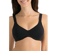 Fruit of the Loom Women's Anti-Gravity Wire-Free Bra, Black, 38C