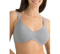 Fruit of the Loom Women's Anti-Gravity Wire-Free Bra, Heather Grey, 34A