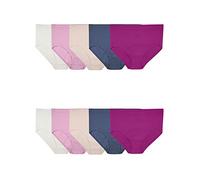 Fruit of The Loom Women's Underwear Breathable Panties (Regular & Plus, Plus Size Brief-Cotton Mesh-10 Pack, 13