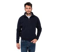 Fruit of the Loom Zip Neck Sweat Veste de Sport, Bleu (Deep Navy AZ), XX-Large Homme