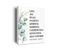 Fruit of The Spirit Bible Verse Wall Art, Galatians 5:22-23 Scripture Print for Christian Decor(Unframed,08x12inch(20x30cm))
