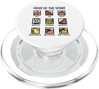 Fruit of The Spirit Christian Faith Écriture inspirante PopSockets PopGrip pour MagSafe