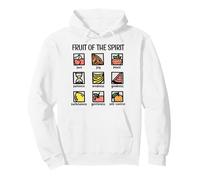 Fruit of The Spirit Christian Faith Écriture inspirante Sweat à Capuche