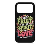 Fruit of The Spirit Galates 5:22 Citations rétro Bible Verse Coque pour iPhone 17 Pro Max