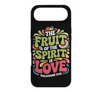 Fruit of The Spirit Galates 5:22 Citations rétro Bible Verse Coque pour iPhone Air