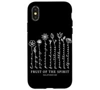 Fruit of The Spirit Galates 5:22 Écriture chrétienne Coque pour iPhone X/XS