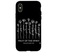 Fruit of The Spirit Galates 5:22 Verse biblique chrétienne Coque pour iPhone X/XS
