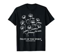 Fruit of The Spirit Galates 5:22 Verse biblique chrétienne T-Shirt