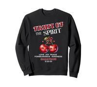 Fruit of The Spirit Verse de la Bible chrétienne Cerises Mignonnes Sweatshirt