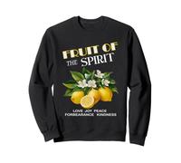 Fruit of The Spirit Verse de la Bible chrétienne Jolis Citrons Sweatshirt