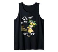 Fruit of The Spirit Verse de la Bible chrétienne Mignon Citron Souris Débardeur