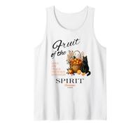 Fruit of The Spirit - Verse de la Bible chrétienne - Panier Mignon et Chat Débardeur
