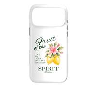 Fruit of The Spirit Verse de la Bible chrétienne Pretty Lemon Coque pour iPhone 17 Pro Max