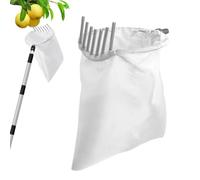 Fruit Picker Stainless Steel Portable Harvesting Tool | Stainless Steel Fruit Catcher Focuses On Portable Picking Convenience For Orchards And Home Gardens