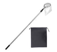 Fruit Picking Pole - Stainless Steel, Fruit Picker Tool, Telescopic Handle Reacher | Rust Proof Durable Build, Telescopic Handle Reacher, Steel Garden Tool For Farm, Home, Agricultural Harvest