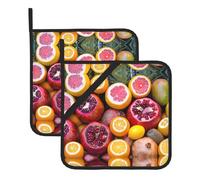 Fruit Picture-Lot de grands maniques standards résistants à la chaleur 20,3 cm