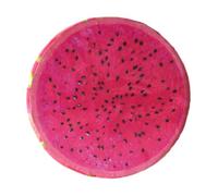 Fruit Pillow - Round 3D Stuffed Cushion, Colorful Plush Seating Pad, Kiwi Orange Lemon Watermelon Decorative Featuring Soft Comfortable Filling Supporting Relaxation for Home Kids Couch Classroom
