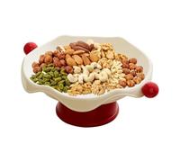Fruit Platter - 30.5x11.2cm Raised Base Draining Display Tray, Aesthetic Party Food and Cookie Platter Tall 2026 Fruit Platters for Chocolate Dessert Cake, Home Kitchen Bathroom