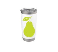 Fruit Poires petite minimaliste simple Poire Gobelet isotherme en acier inoxydable double paroi