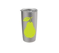 Fruit Poires petite minimaliste simple Poire Gobelet isotherme en acier inoxydable double paroi