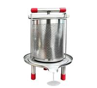 Fruit Press 2.8L with Cross-Beam - Stainless Steel Food-Grade Crusher Cider | Cider Juice Maker Vegetable Juicer for Honey Cheese Olive | Oil Meal Prep Cooking Home Kitchen Picnic Fruit Press 2.8L with