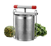 Fruit Press - 2.8L with Cross-Beam Stainless Steel Food-Grade Crusher | Cider Juice Maker Vegetable Juicer for Honey Cheese Olive Oil Meal Prep Cooking Home Kitchen