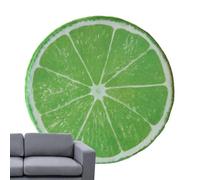 Fruit Seat Cushion - Round 39cm Soft Plush Pillow for Chair, Sofa, Or Floor | Watermelon, Orange, Lemon Decorative Cushion Pad | Cute Home, Car, and Classroom Decor Gift
