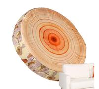 Fruit Seat Cushion - Round 39cm Soft Plush Pillow for Chair, Sofa, Or Floor | Watermelon, Orange, Lemon Decorative Cushion Pad | Cute Home, Car, and Classroom Decor Gift