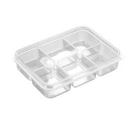 Fruit Storage Containers For Fridge - Clear Divided Organizer | Récipients de stockage de fruits pour réfrigérateur avec couvercle transparent pour conserver la fraîcheur des baies