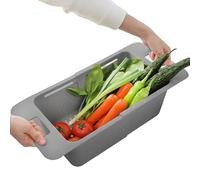 Fruit Strainer, extensible Washing Bowl Drain Basket, Sink Dish Drying Rack, Multipurpose Pâte Strainer, Gadget Portable Kitchen Gadget for Efficient Organization and Storage
