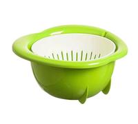 Fruit Washer,Double couche Quick Drain Funny - Quick Drains Strainer Colander For Berry Lettuce Pâtes Kitchen | Fruit Vegetable Washer Drain Basket | Home Apartment Restaurant Picnic Camping