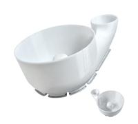 Fruit Washing Bowl, Automatic Veggie Washer, 9.25x8.86x3.31 Inches Multifunctional Strainer Container, Compact Rinsing Solution for Salad Preparation Food Storage Fridge Use