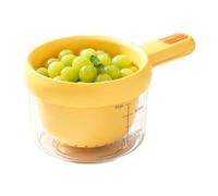 Fruit Washing Bowl - Double Layer Strainer, Food Preparation Rinsing Drain