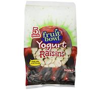 Fruitbowl Raisin Yogurt Fruit Flakes Multi-Packs 30 g (Pack of 6, Total 30 Bags)