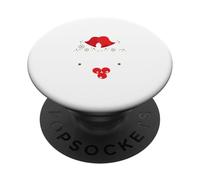 Fruitcake Sucks with Cloches and Holly Christmas Holiday PopSockets PopGrip Adhésif