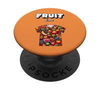 Fruits Amour Fruits Banana Cerises Pomme Orange Poison PopSockets PopGrip Adhésif