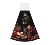 Fruits and Wines Lingettes à main en velours corail - Chiffons de nettoyage absorbants pour cuisine, salle de bain, voiture, camping - Usage domestique