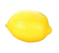 Fruits artificiels réalistes fabriqués à partir de matériaux non toxiques, parfaits pour la décoration à la maison (citron)