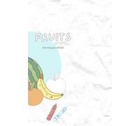 Fruits coloring book