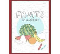 Fruits: Coloring book