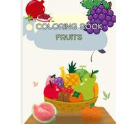 Fruits colouring book