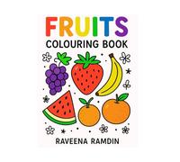 Fruits colouring book for kids