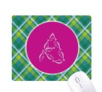 fruits de mer poisson autour des lettres réseaux verte grille pixel tapis de souris