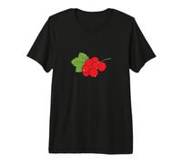 Fruits d'été Frais de groseilles Rouges T-Shirt Haut de Gamme