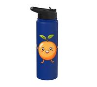 Fruits d'orange mignons Stainless Steel Insulated Water Bottle